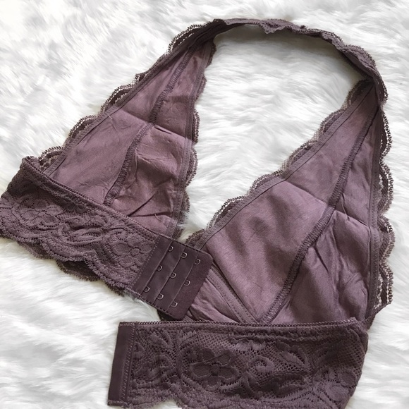 >>LAST<< Sasha Halter Bralette - Plum (PLUS) - Picture 4 of 4